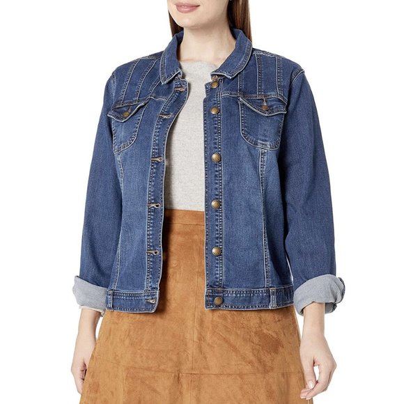 skye denim blazer
